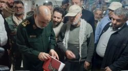 بازدید سردار سلامی از نمایشگاه آثار مرکز در راهیان نور ۱۴۰۲ + عکس