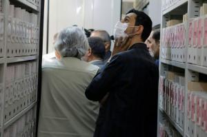 گزارش تصویری بازدید ریاست سازمان صداوسیما از مخزن مرکز اسناد و تحقیقات دفاع مقدس / 2