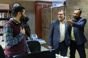 گزارش تصویری از بازدید ریاست مرکز اسناد و تحقیقات دفاع مقدس از خبرگزاری کتاب ایران در هفته کتاب و کتابخوانی