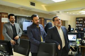 گزارش تصویری از بازدید ریاست مرکز اسناد و تحقیقات دفاع مقدس از خبرگزاری کتاب ایران در هفته کتاب و کتابخوانی