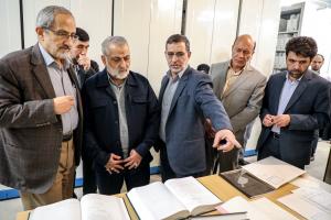 گزارش تصویری بازدید معاون فرهنگی و تبلیغات دفاعی ستاد کل نیروهای مسلح از مرکز اسناد و تحقیقات دفاع مقدس