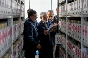 گزارش تصویری بازدید معاون فرهنگی و تبلیغات دفاعی ستاد کل نیروهای مسلح از مرکز اسناد و تحقیقات دفاع مقدس