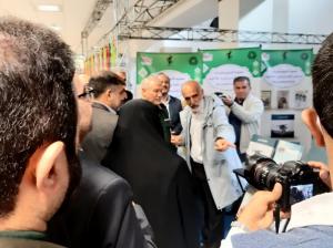 حضور انتشارات مرکز اسناد و تحقیقات دفاع مقدس در نمایشگاه جایگاه علم و فناوری در دوران دفاع مقدس + عکس