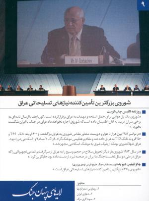 شوروی بزرگترین تأمین کننده نیازهای تسلیحاتی عراق