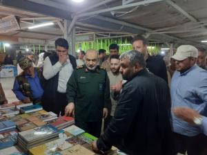 بازدید سردار سلامی از نمایشگاه آثار مرکز در راهیان نور 1402 + عکس
