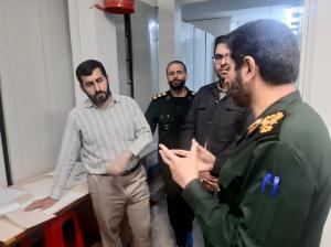 گزارش تصویری از بازدید فرمانده سپاه محمد رسول‌الله (ص) تهران بزرگ از مرکز اسناد و تحقیقات دفاع مقدس