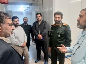 گزارش تصویری از بازدید فرمانده سپاه محمد رسول‌الله (ص) تهران بزرگ از مرکز اسناد و تحقیقات دفاع مقدس