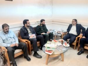 گزارش تصویری از بازدید فرمانده سپاه محمد رسول‌الله (ص) تهران بزرگ از مرکز اسناد و تحقیقات دفاع مقدس