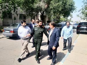 گزارش تصویری از بازدید فرمانده سپاه محمد رسول‌الله (ص) تهران بزرگ از مرکز اسناد و تحقیقات دفاع مقدس