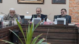 گزارش تصویری از آیین رونمایی از پوستر فراخوان سومین دوره دوسالانه جایزه شهید همدانی