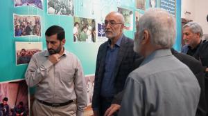 گزارش تصویری از بازدید دکتر کمال خرازی رئیس ستاد تبلیغات جنگ در دوران دفاع مقدس