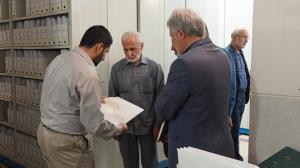 گزارش تصویری از بازدید دکتر کمال خرازی رئیس ستاد تبلیغات جنگ در دوران دفاع مقدس