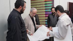 گزارش تصویری از بازدید رئیس و مدیران حوزه هنری از مخزن مرکز اسناد و تحقیقات دفاع مقدس