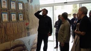 گزارش تصویری از بازدید رئیس و مدیران حوزه هنری از مخزن مرکز اسناد و تحقیقات دفاع مقدس
