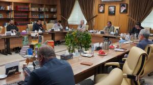 گزارش تصویری از بازدید رئیس و مدیران حوزه هنری از مخزن مرکز اسناد و تحقیقات دفاع مقدس