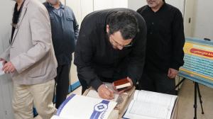 گزارش تصویری از بازدید رئیس و مدیران حوزه هنری از مخزن مرکز اسناد و تحقیقات دفاع مقدس