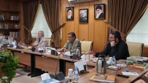 گزارش تصویری از بازدید رئیس و مدیران حوزه هنری از مخزن مرکز اسناد و تحقیقات دفاع مقدس