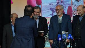 گزارش تصویری از مراسم رونمایی از کتاب «تاریخ شفاهی دفاع مقدس به روایت سردار محمد نبی رودکی فرمانده لشکر 19 فجر در دوران دفاع مقدس»