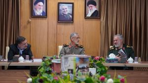 گزارش تصویری از بازدید رئیس دفتر نظامی فرماندهی معظم کل قوا از مرکز اسناد و تحقیقات دفاع مقدس