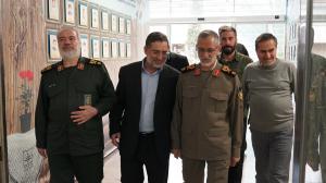 گزارش تصویری از بازدید رئیس دفتر نظامی فرماندهی معظم کل قوا از مرکز اسناد و تحقیقات دفاع مقدس